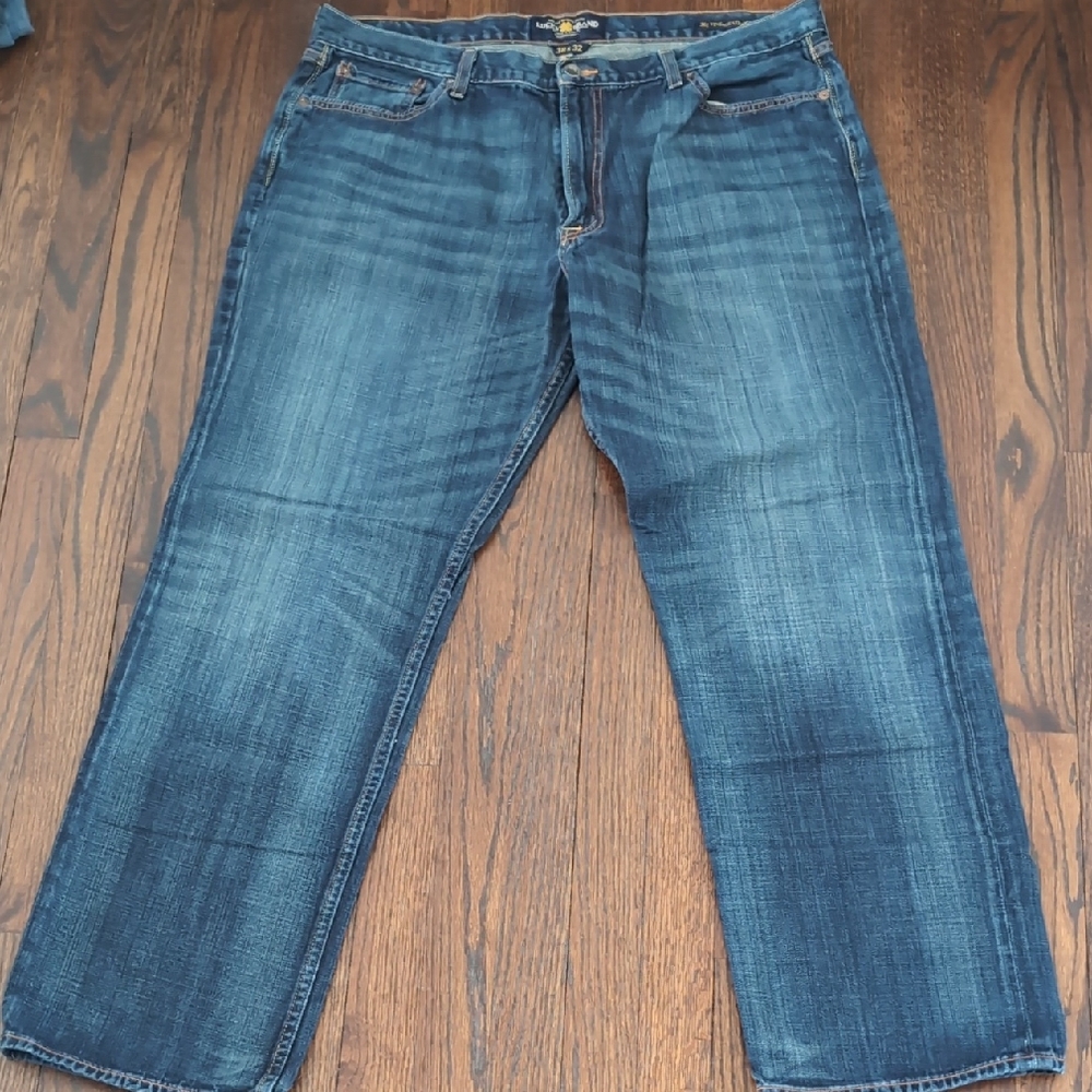 Lucky Brand Men's Dark Wash Relaxed Jeans